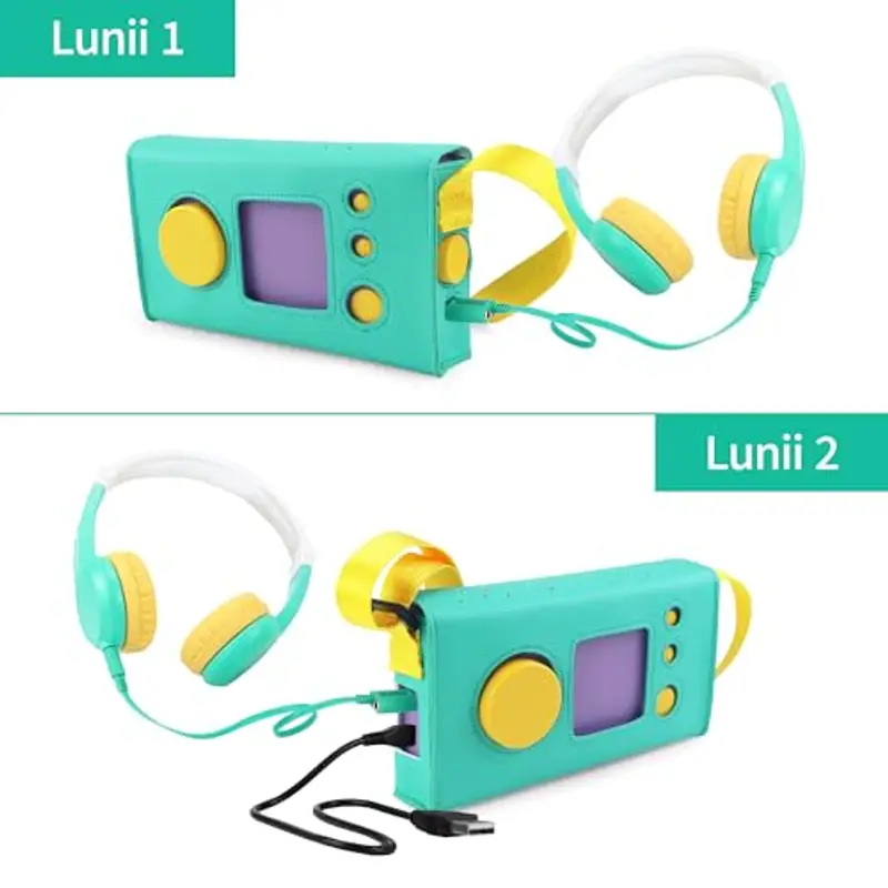 Cover in PU per LUNII Fabbrica delle Storie, Custodia Protettiva per LUNII Cantastorie, con Tracolla Regolabile, Regalo miniatura 2