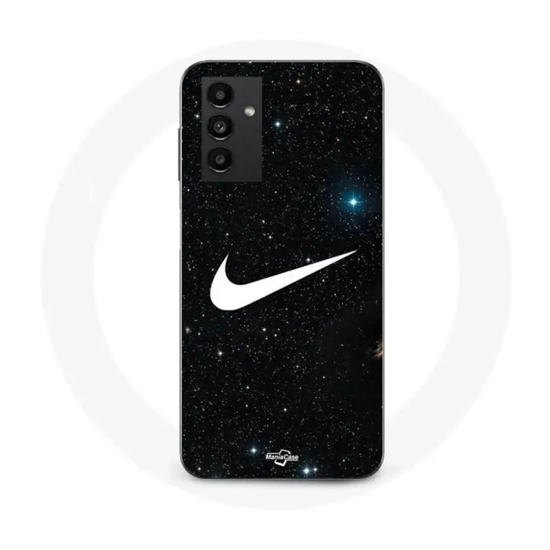Cover - Nike - Galaxy A14 5G - Nero - Galassia stellata - Morbida