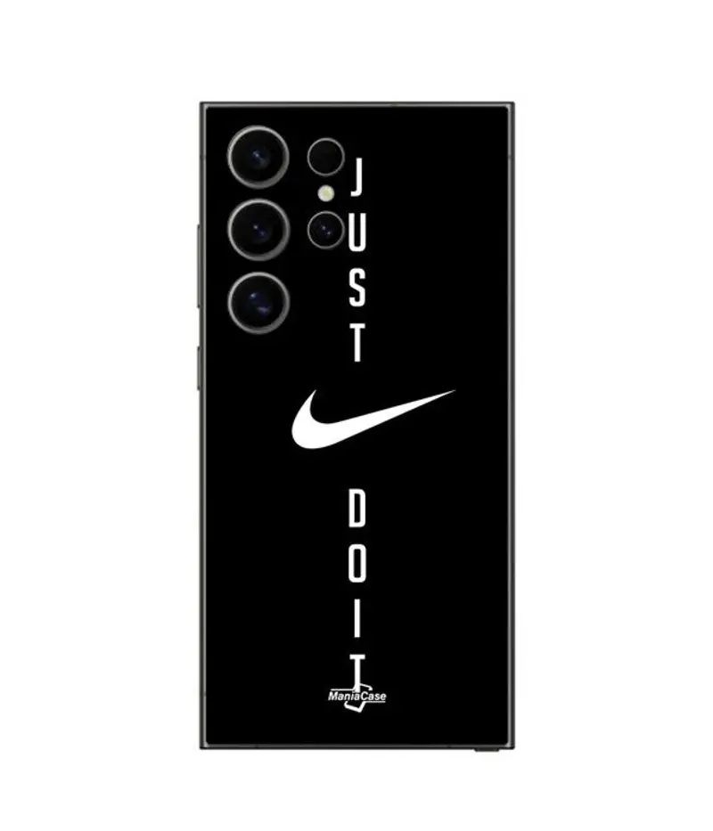 Cover - Nike - Samsung Galaxy S25 Ultra - Silicone - Just do it - Nero