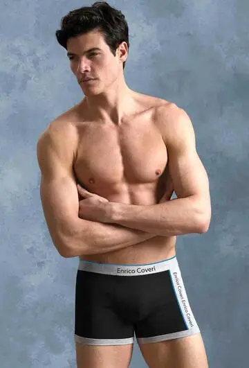 Boxer uomo in cotone elasticizzato Enrico Coveri EB1289