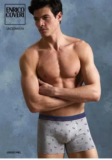 Boxer uomo in cotone elasticizzato Enrico Coveri EB1299