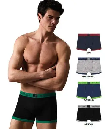 Boxer uomo in cotone elasticizzato Enrico Coveri EB1302