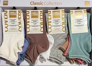Calzino corto donna smollato in cotone elasticizzato Coveri Mango