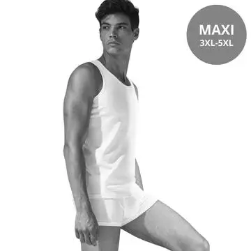 CANOTTA UOMO CALIBRATA SPALLA LARGA COTONE PETTINATO COVERI ET1102 MAXI