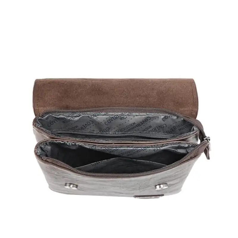 COVERI COLLECTION Borsello Uomo Marrone 1602805 miniatura 3