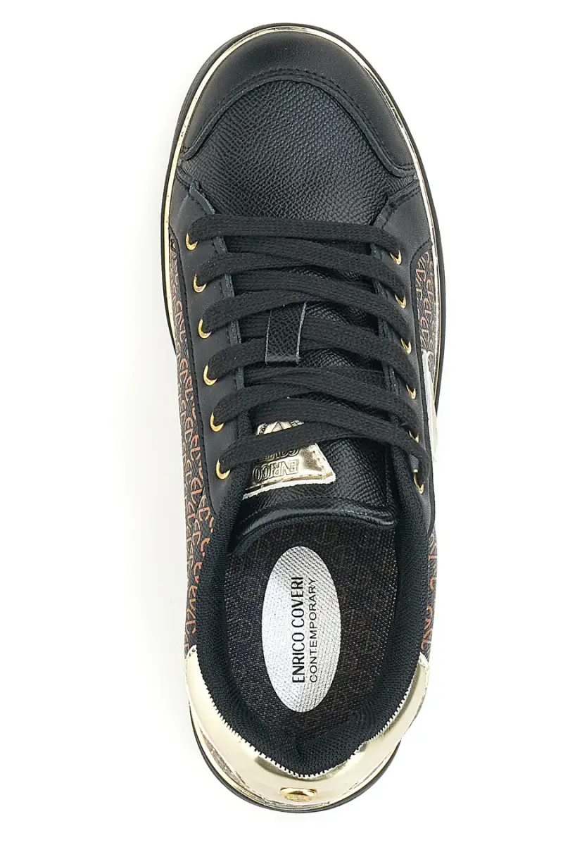 Sneakers Nere Enrico Coveri Guenda LH Metal [NERO] miniatura 5