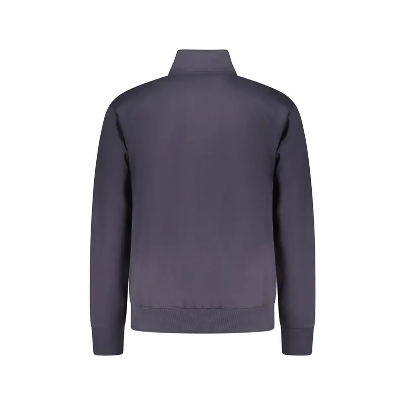 Felpa Maniche Lunghe Uomo Blu Ricamo miniatura 2