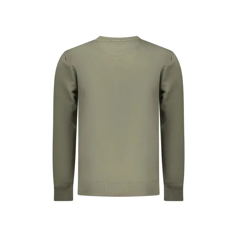 Felpa Maniche Lunghe Uomo Verde Ricamo miniatura 2