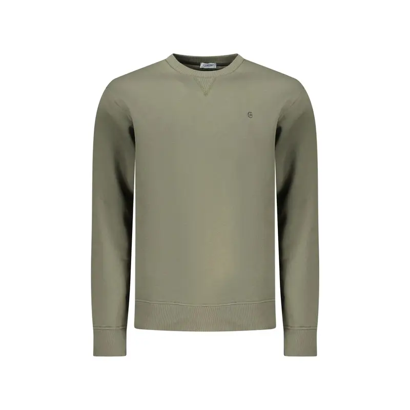 Felpa Maniche Lunghe Uomo Verde Ricamo