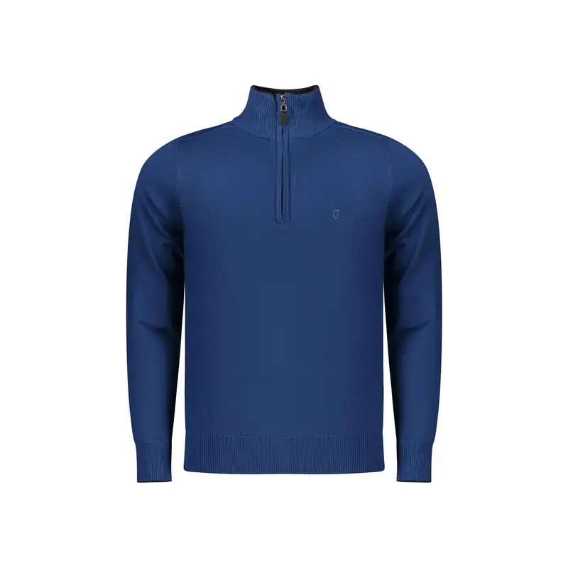 Maglia Uomo Blu Ricamo