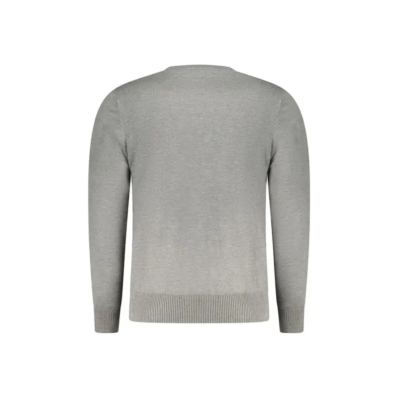 Maglia Uomo Grigia Ricamo Grigio miniatura 2