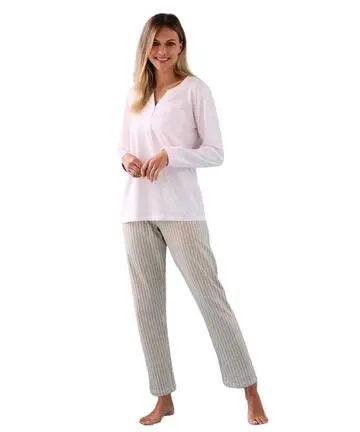 Pigiama donna in jersey di cotone Enrico Coveri EP5322