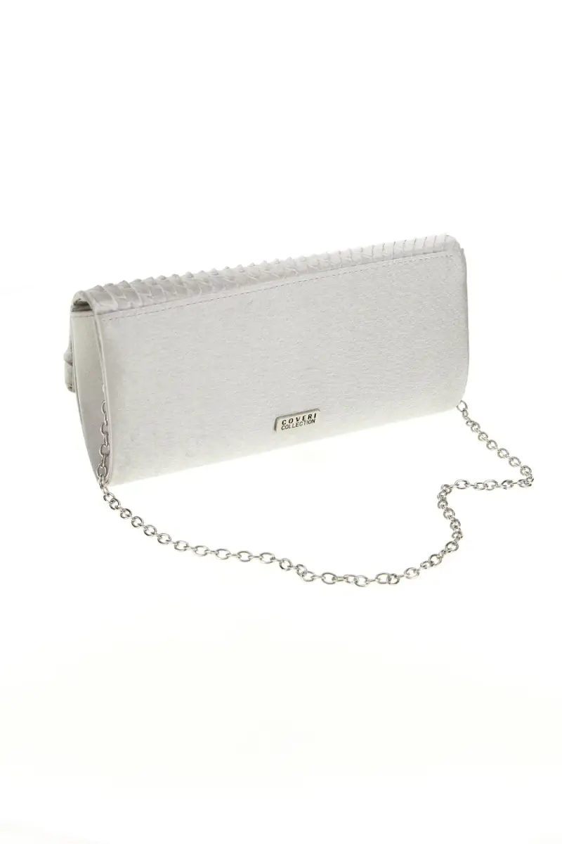 Pochette argento con catena Coveri collection SUI SERA 099 6 [PLATINO] miniatura 3