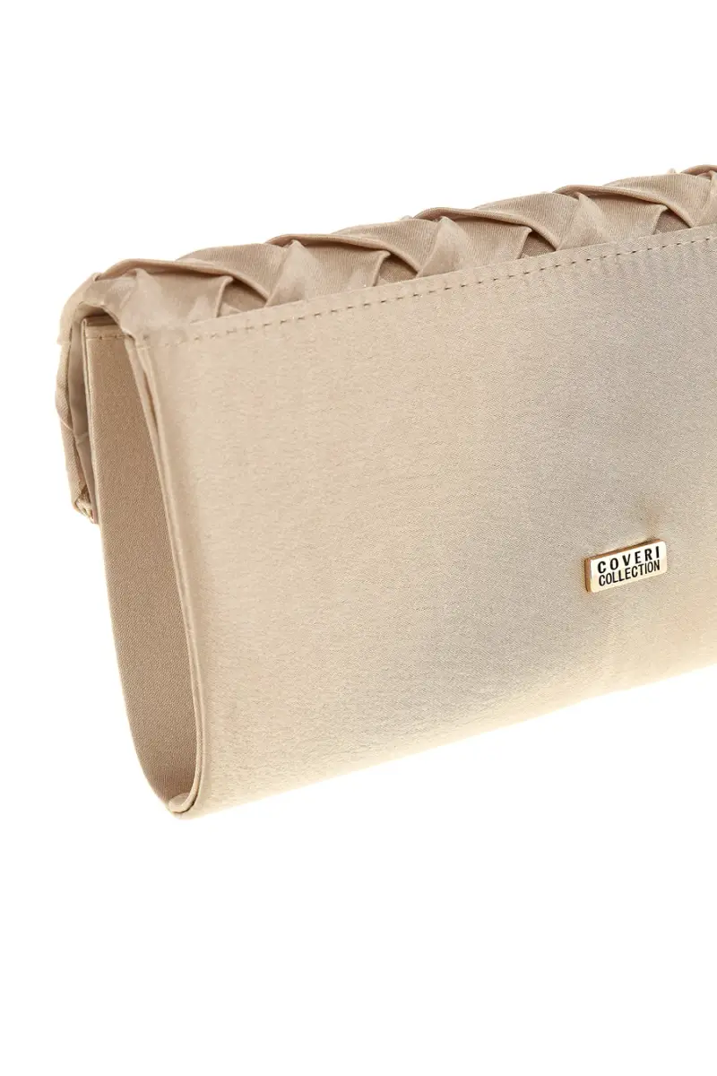 Pochette oro intrecciata con catena Coveri collection 0149 D [ORO] miniatura 3