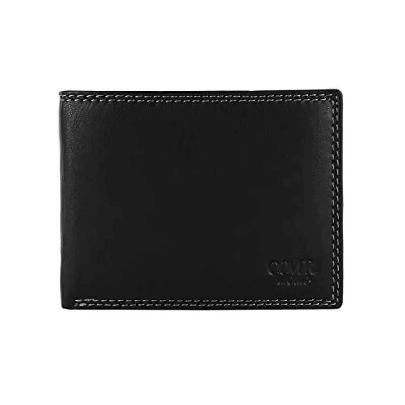 COVERI Portafoglio Uomo in Vera Pelle, Con Porta Tessere e Scatola Regalo