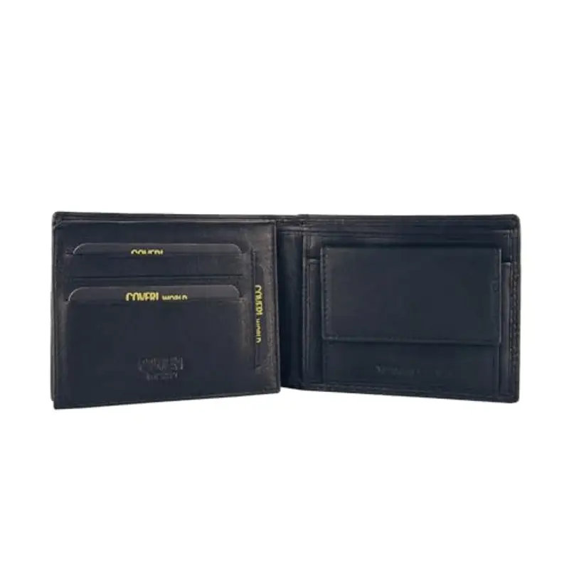 COVERI Portafoglio Uomo in Vera Pelle, Con Porta Tessere e Scatola Regalo miniatura 2