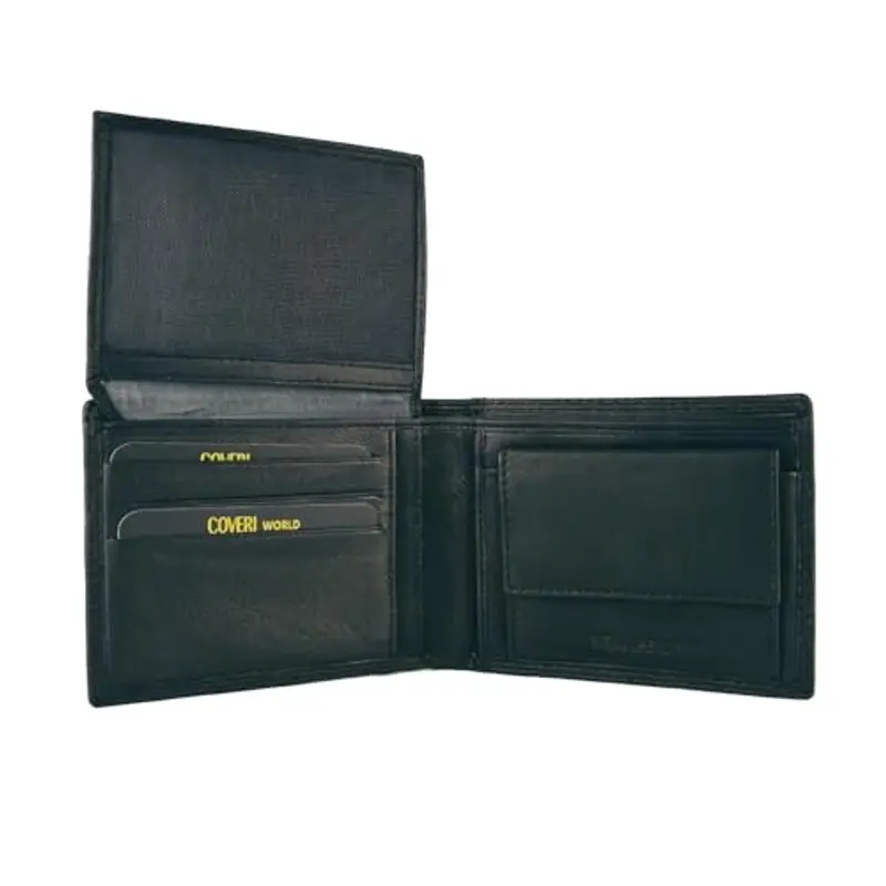 COVERI Portafoglio Uomo in Vera Pelle, Con Porta Tessere e Scatola Regalo miniatura 3
