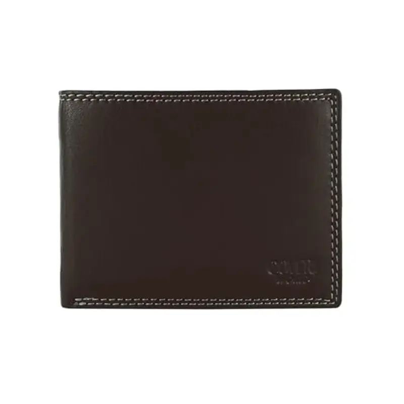 COVERI Portafoglio Uomo in Vera Pelle, Con Porta Tessere e Scatola Regalo