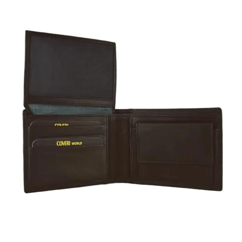 COVERI Portafoglio Uomo in Vera Pelle, Con Porta Tessere e Scatola Regalo miniatura 3