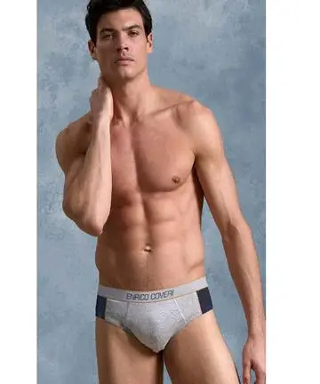 Slip uomo in cotone elasticizzato Enrico Coveri ES1301