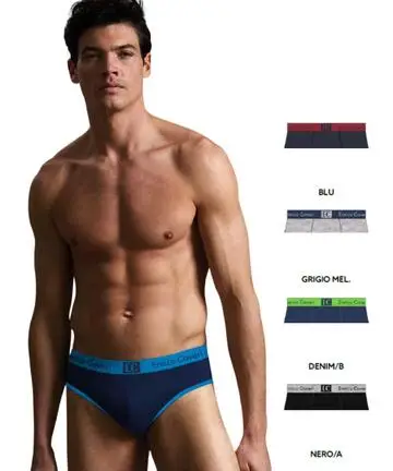 Slip uomo in cotone elasticizzato Enrico Coveri ES1302