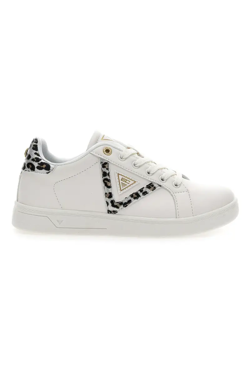 Sneakers Bianche Coveri Star Laminated [LEOPARD]