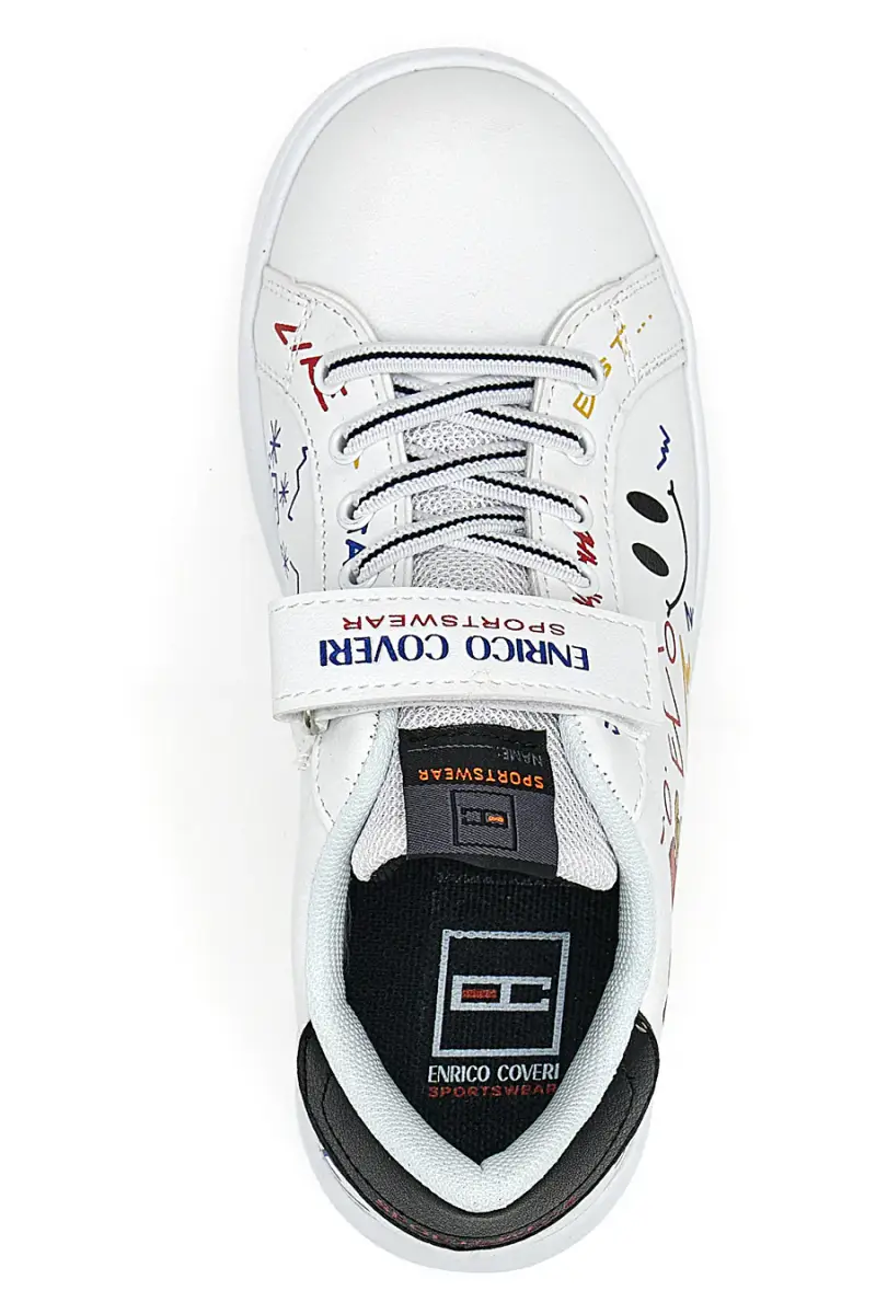 Sneakers Bianche Enrico Coveri Golden Old School [BIANCO] miniatura 5