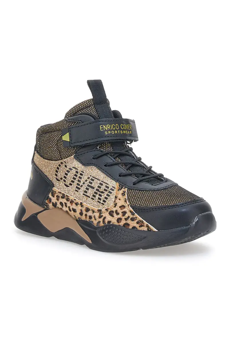 Sneakers Nere Coveri Adams Girl NBK [NERO miniatura 2