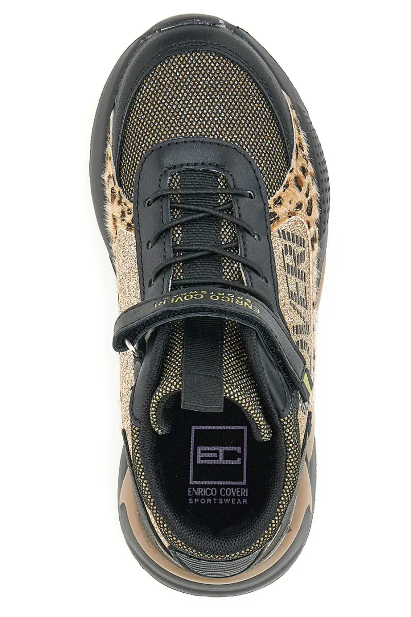 Sneakers Nere Coveri Adams Girl NBK [NERO miniatura 5