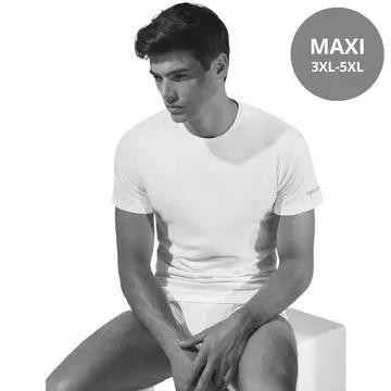 T-SHIRT UOMO CALIBRATA GIROCOLLO COTONE PETTINATO COVERI ET1100 MAXI