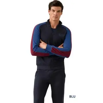 TUTA UOMO FULLZIP COTONE COVERI EA1046
