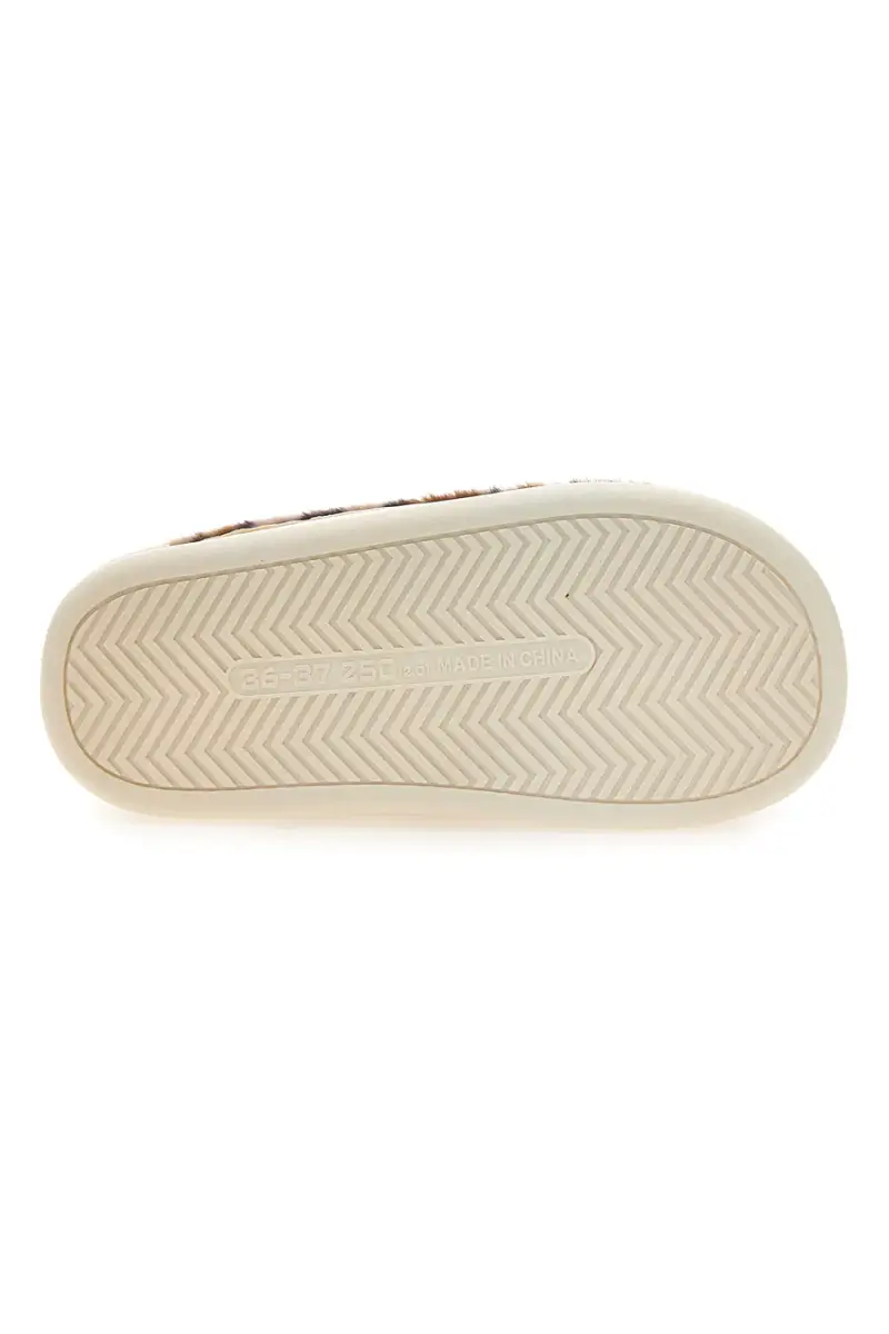 Ciabatte leopardate in pelliccia sintetica Coveri World 25805 [LEOPARD] miniatura 5