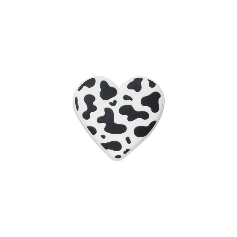 Cow print heart
