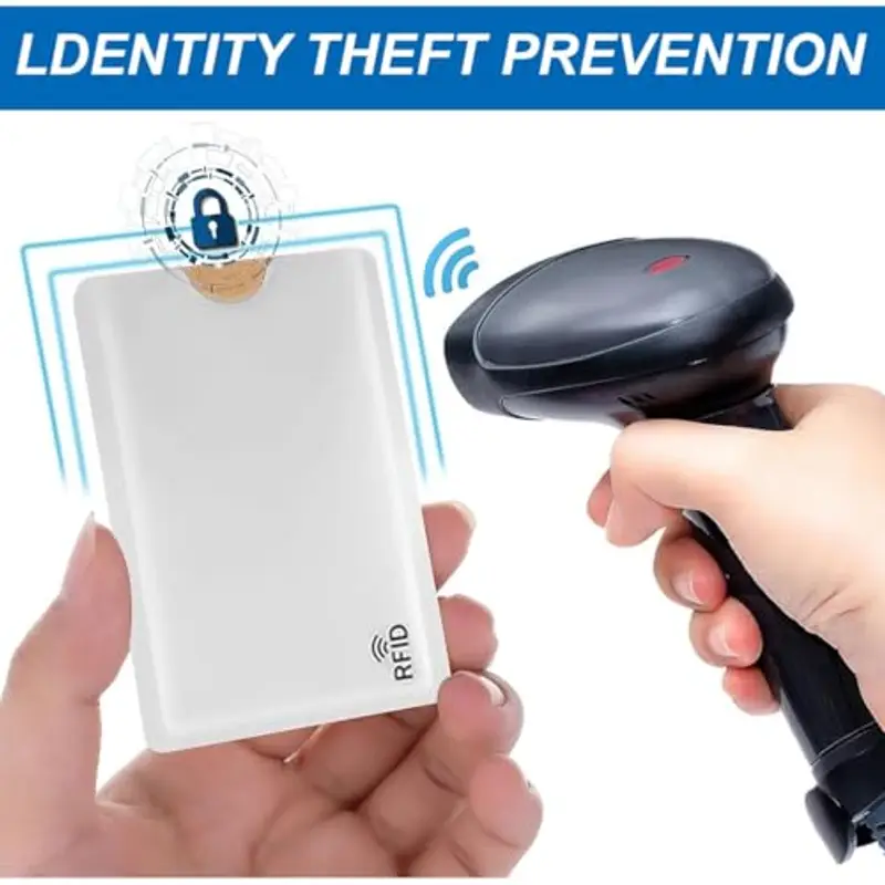 COYUN 24 pezzi Porta-carte Colorato, Blocco Di Protezione RFID, Blocco RFID Maniche per Carte di Credito Set Protezione per Carte di Identità Donne Uomini, Protezione Antifurto Per Carte Di Credito miniatura 3