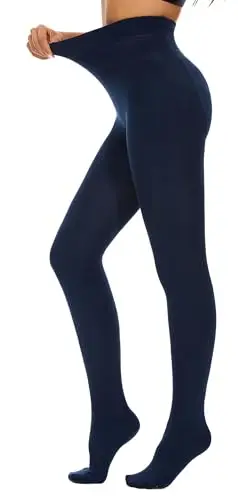 CozyWow Collant termici da donna, 2 blu navy, S miniatura 2