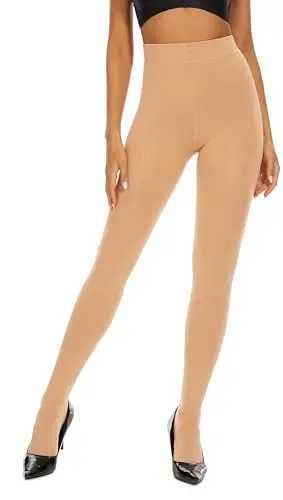 CozyWow Collant termici da donna, nero+colore della pelle, L miniatura 3