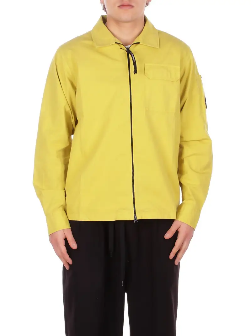 Giubbotto Uomo CP COMPANY Antique Organic gabardine zipped lens