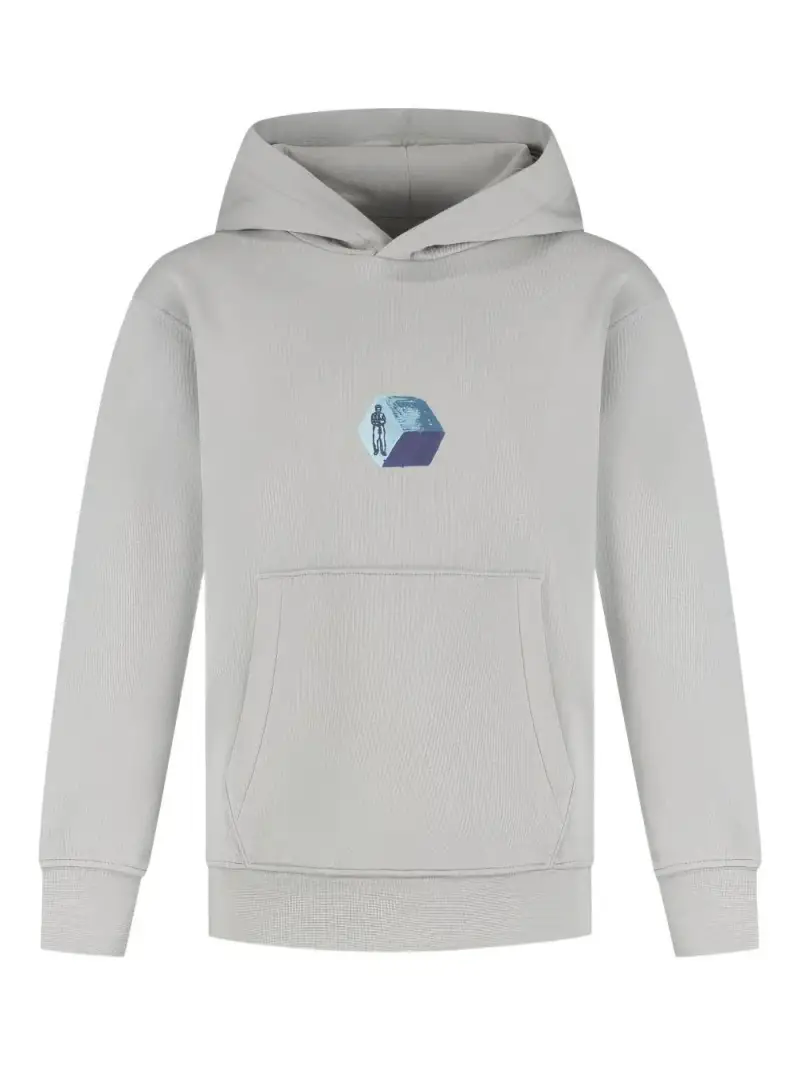 Cp Company Kids Felpa Grigia per Bambino