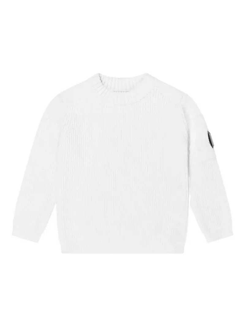 Cp Company Kids Maglione Bianco per Bambino