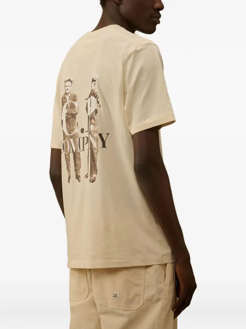 CP COMPANY T-shirt Beige 3872162 miniatura 2
