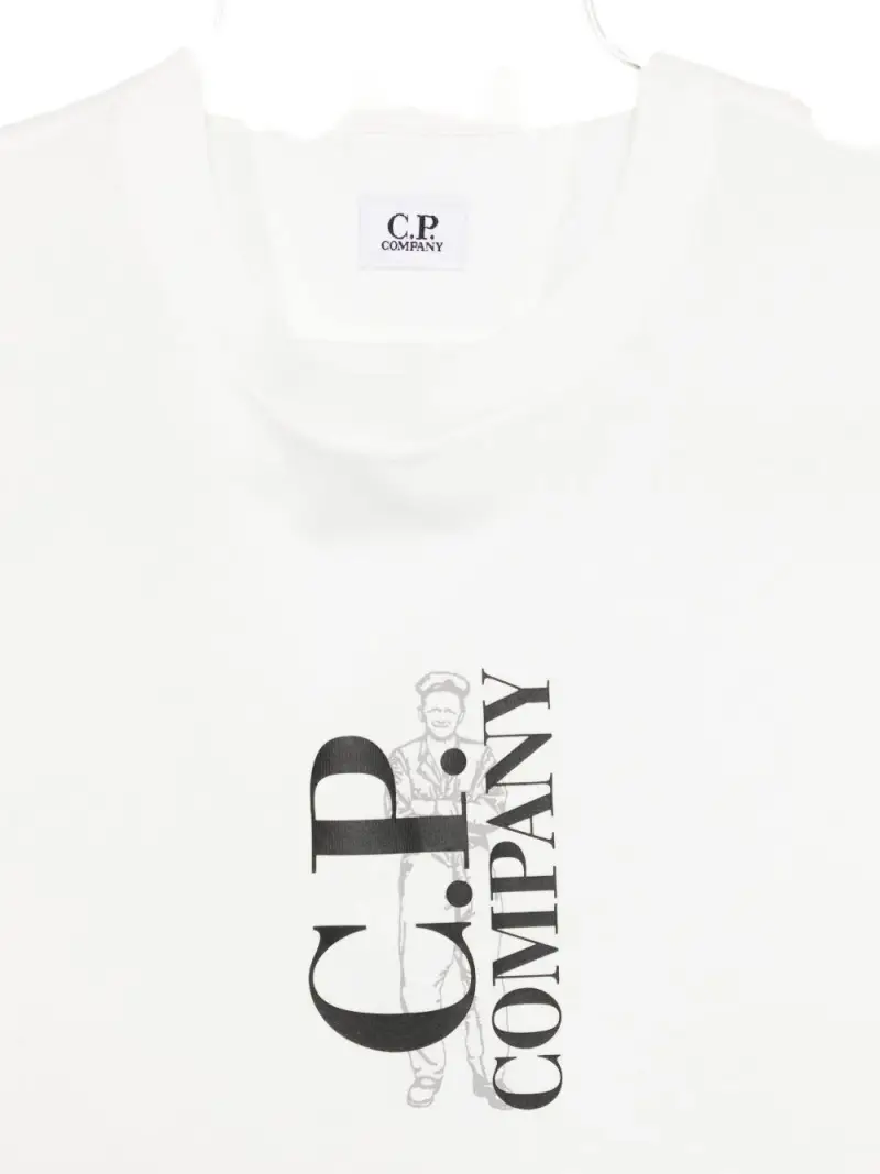 CP COMPANY T-shirt Bianco 3872158 miniatura 3