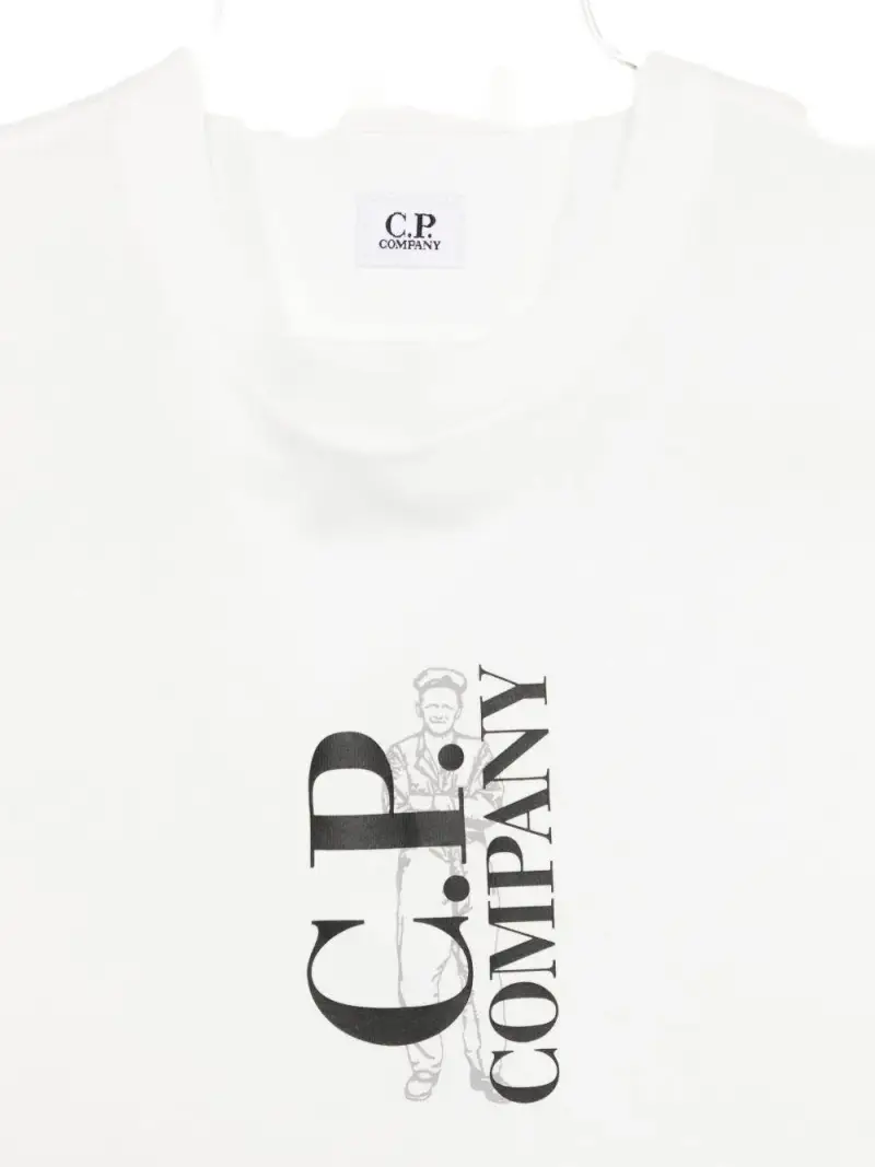 CP COMPANY T-shirt Bianco 4345538 miniatura 3