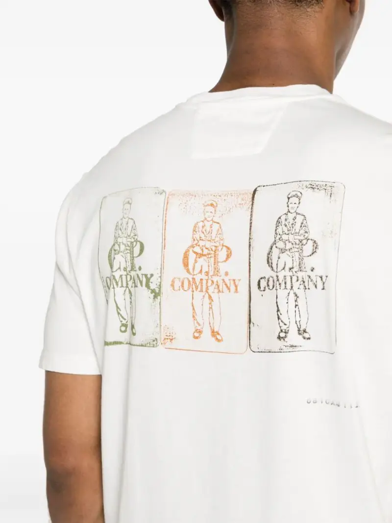 CP COMPANY T-shirt Bianco 2524272 miniatura 3