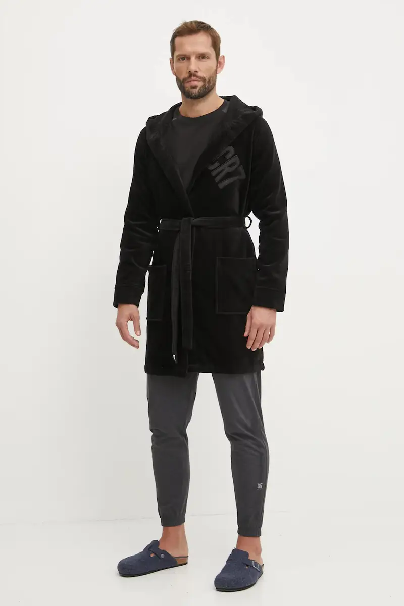 accappatoio Nero miniatura 2