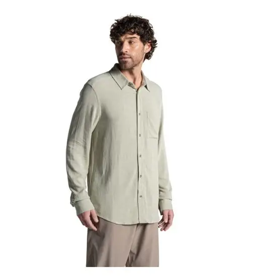 Azaden - camicia a maniche lunghe - uomo Green