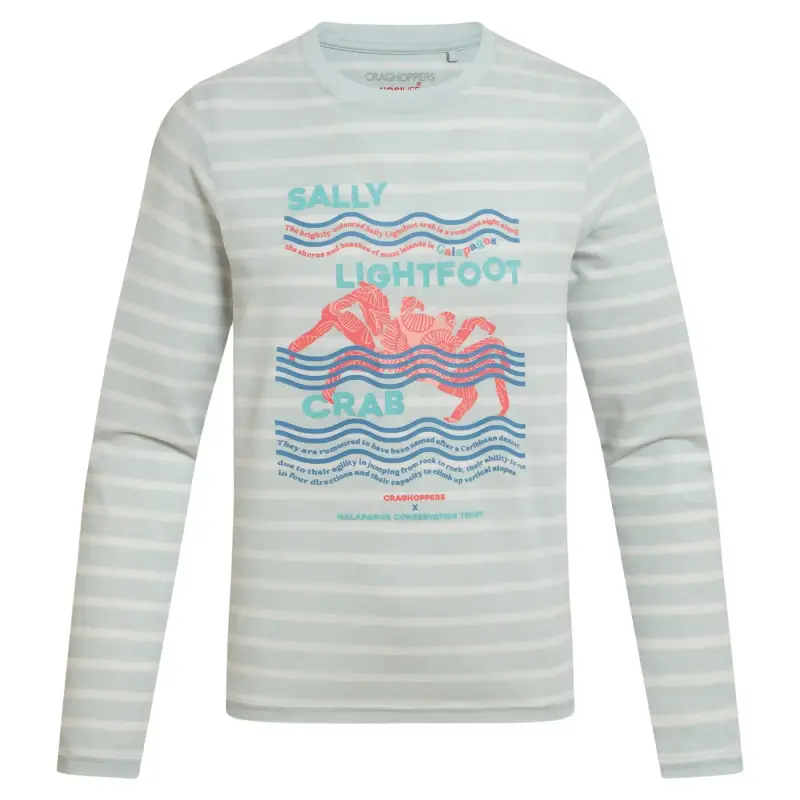 Maglietta a manica lunga per bambini Craghoppers NosiLife Abel