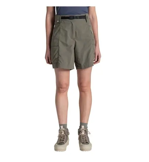NosiLife Medina Cargo - pantaloni corti trekking - donna Green