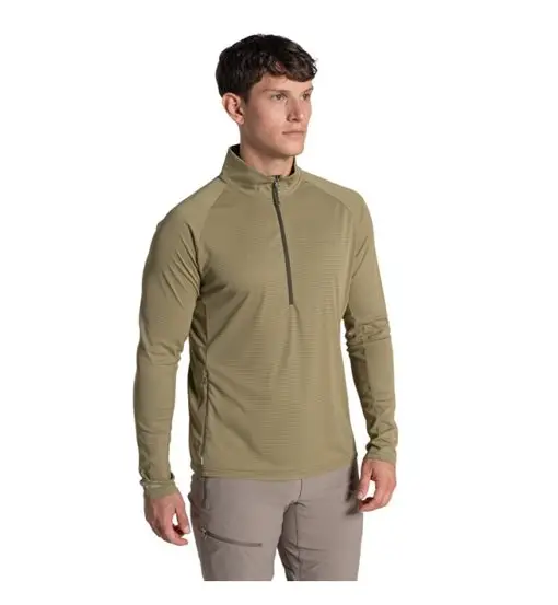 NosiLife SolarShield+ - felpa con zip - uomo Green