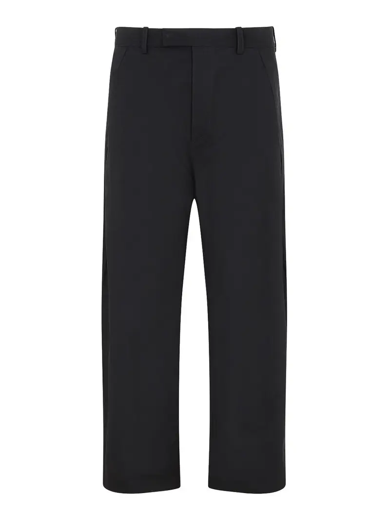 Pantaloni a gamba uniforme Verde