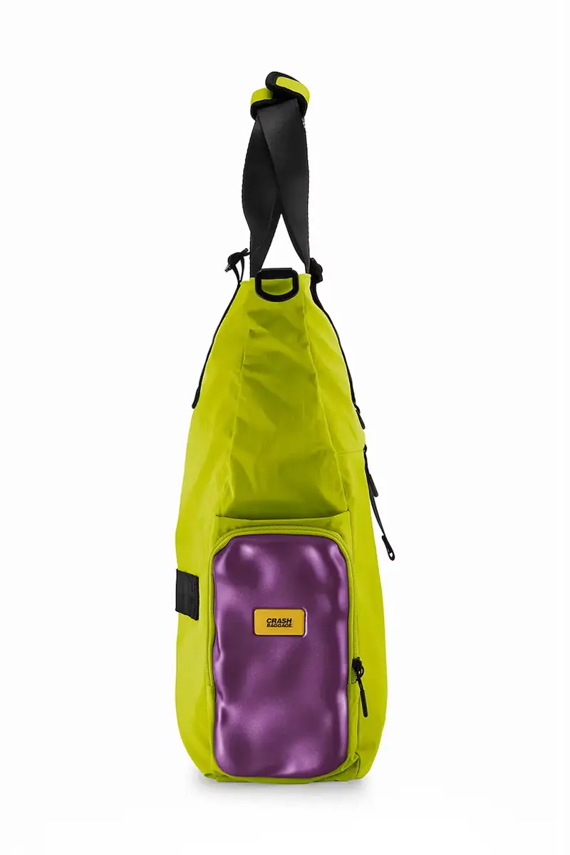 borsa SOFT SIDE TOTE BAG 42x45x12 cm colore verde CB325 miniatura 2